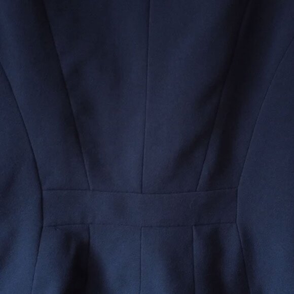 *50off3* H&M Fitted Lined Blazer 12 Blue - Picture 4 of 6